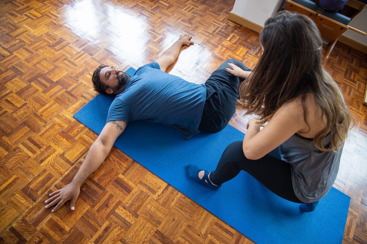 The bright, welcoming treatment space at Meridian Physiotherapy, a 3-minute walk from Novena MRT